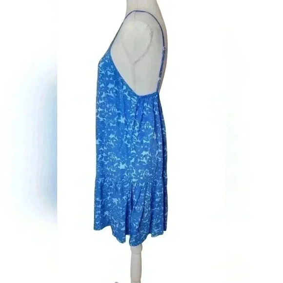 Blueginger Women's Blue  Foral Summer Dress ๐ ๐ Size Medium - Picture 3 of 5